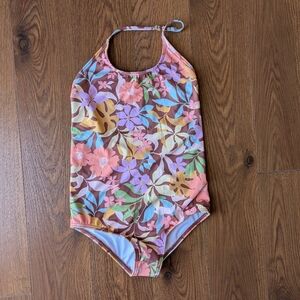Billabong Sweet Talking Halter One Piece Cacao Kids Size 10 NWT